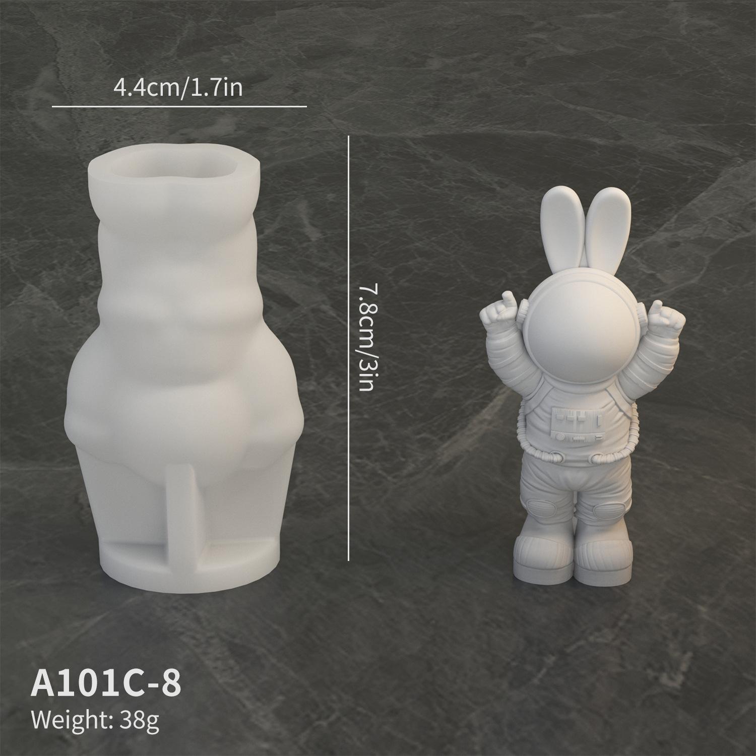 A101C- 8 Space Rabbit Shape DIY Silicone Fondant Mold Cake Decorating Tool (BPA Free,No FDA) Type A
A101C- 8 Space Rabbit Shape DIY Silicone Fondant Mold Cake Decorating Tool (BPA Free,No FDA) Type A