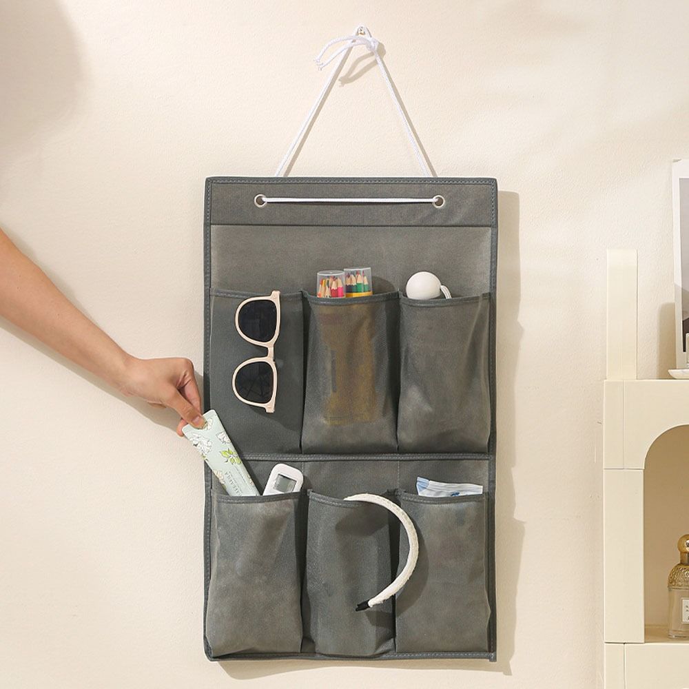 Wall-mounted Hanging Storage Bag 6/12/20 Pocket Sundries Bag Closet Storage Sundries Organization beige 6 pockets
Wall-mounted Hanging Storage Bag 6/12/20 Pocket Sundries Bag Closet Storage Sundries Organization beige 6 pockets