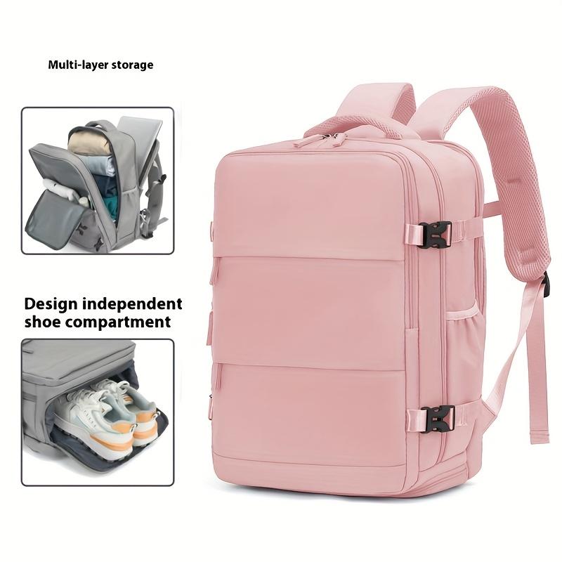 Lightweight Travel Backpack Laptop Compartment, Independent Shoe Storage, Adjustable Straps, Sleek Design, Reinforced Stitching рожевий
Lightweight Travel Backpack Laptop Compartment, Independent Shoe Storage, Adjustable Straps, Sleek Design, Reinforced Stitching рожевий