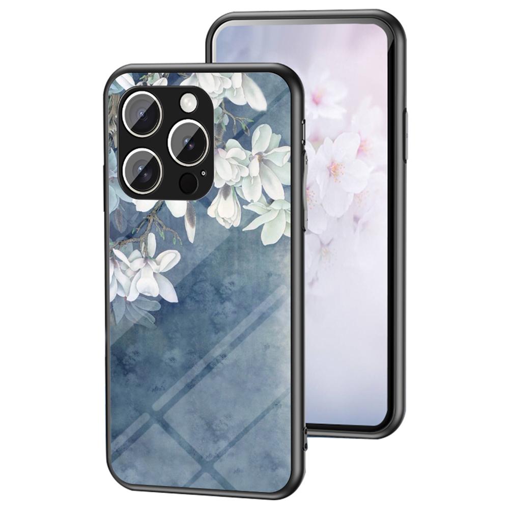 For iPhone 16 Pro Max Case Floral Pattern TPU+Tempered Glass Protective Phone Cover Chinese Rose
For iPhone 16 Pro Max Case Floral Pattern TPU+Tempered Glass Protective Phone Cover Chinese Rose