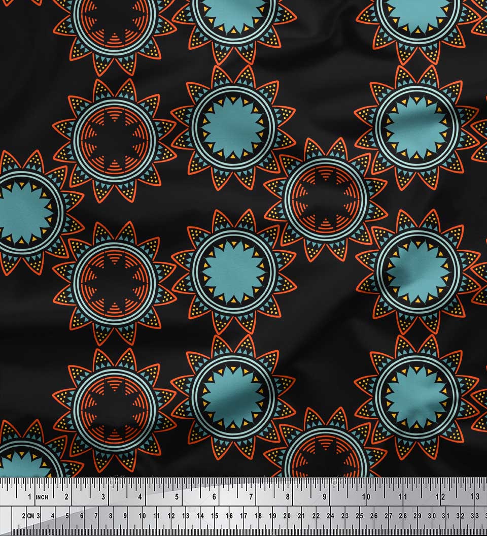 Soimoi черный японский креп-сатин ткань Sun Mandala ткань принты по метрам 42 дюйма 42 Inch Wide - Poly Crepe чёрный
Soimoi черный японский креп-сатин ткань Sun Mandala ткань принты по метрам 42 дюйма 42 Inch Wide - Poly Crepe чёрный