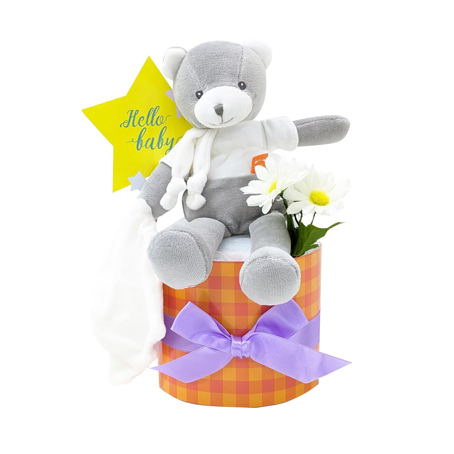 Doudou et Compagnie BabyNat/Doll BIO/Bear/Gray Diaper Cake, Baby Shower Gift, Present (GFDENT001)
Doudou et Compagnie BabyNat/Doll BIO/Bear/Gray Diaper Cake, Baby Shower Gift, Present (GFDENT001)