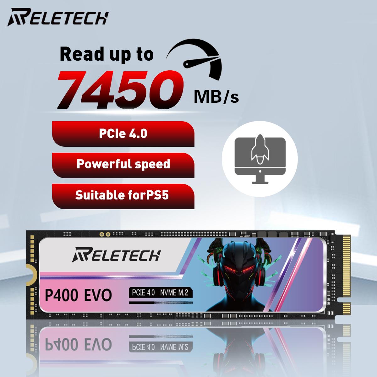 Reletech P400EVO 4 ТБ PCIe4.0x4 SSD M2 NVMe M.2 2280 Внутренний твердотельный накопитель Жесткие диски для ноутбука PS5
Reletech P400EVO 4 ТБ PCIe4.0x4 SSD M2 NVMe M.2 2280 Внутренний твердотельный накопитель Жесткие диски для ноутбука PS5
