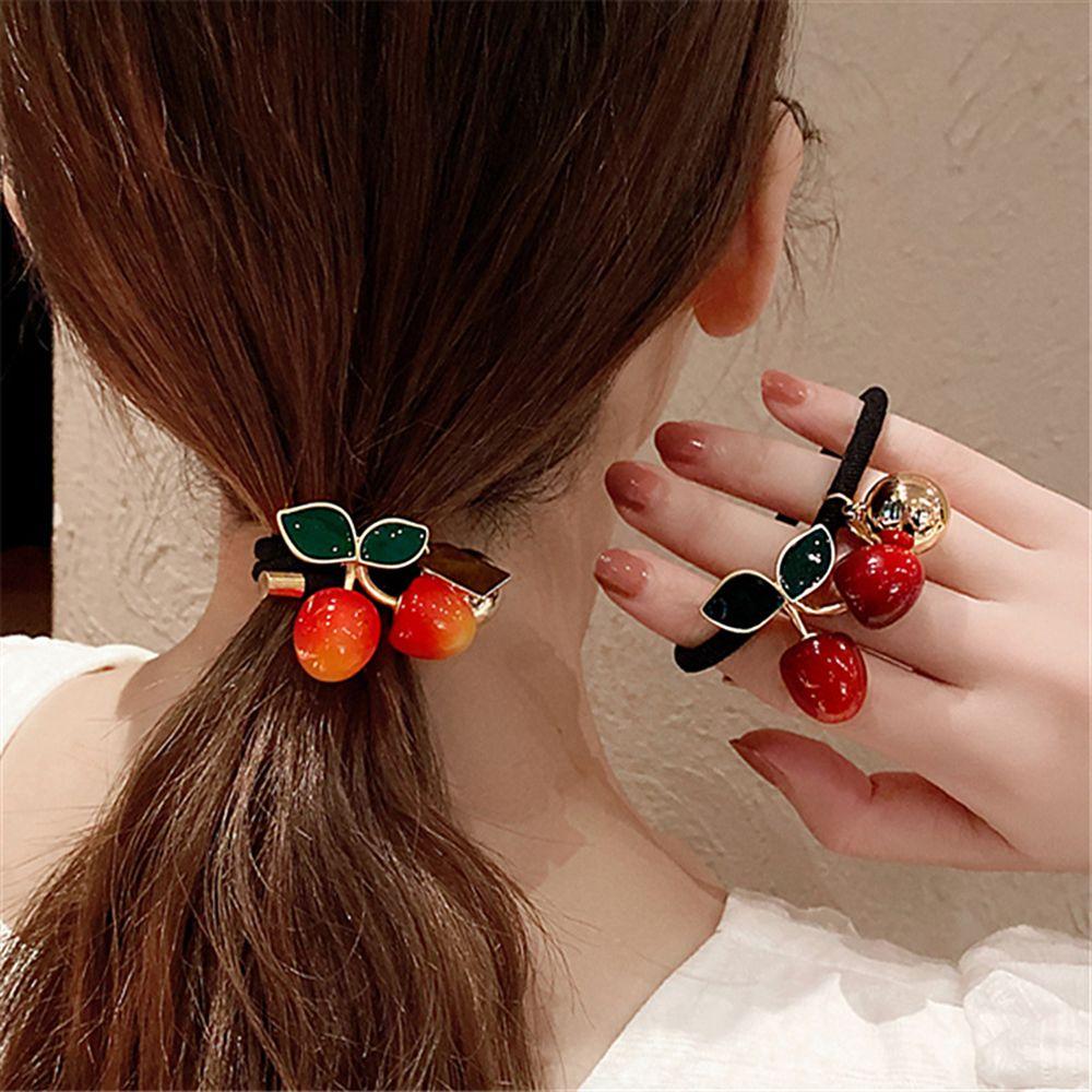 For Girls Female Cherry Hair Scrunchies Korean Style Hair Rope Women Hair Ring Ponytail Holder
For Girls Female Cherry Hair Scrunchies Korean Style Hair Rope Women Hair Ring Ponytail Holder