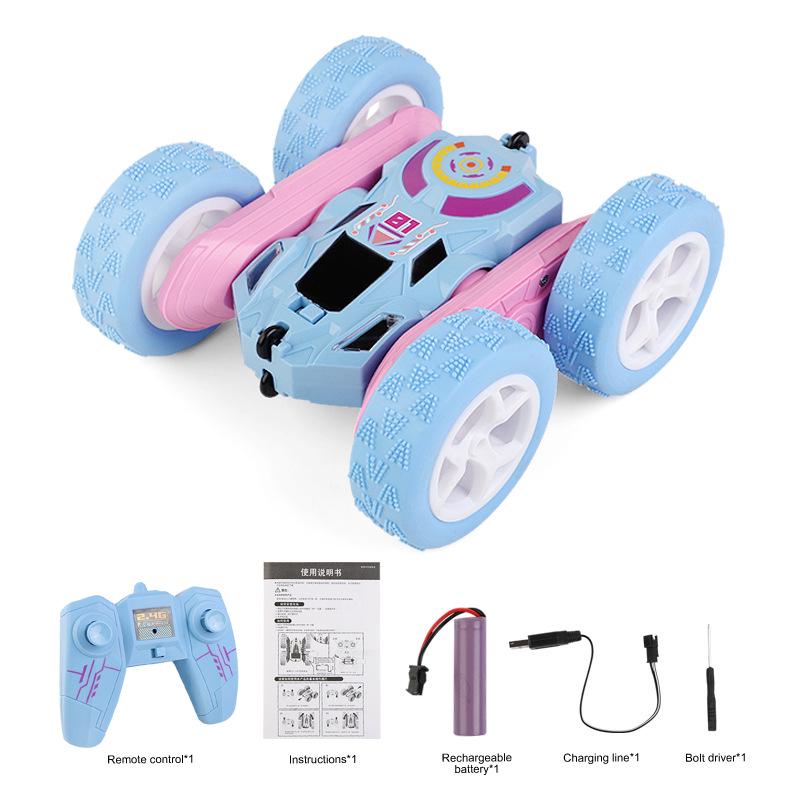Remote Control Double-Sided Stunt Car with Colorful Lights and 360° Rotation for Kids 1:16 Scale небо синє кольору
Remote Control Double-Sided Stunt Car with Colorful Lights and 360° Rotation for Kids 1:16 Scale небо синє кольору
