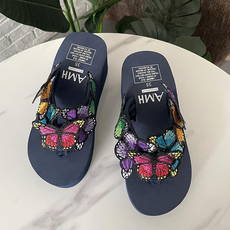 Fashion Elegant Woman Heels Women Girls Butterfly Floral Wedges Flip Flops Sandals Slippers Beach Shoes 35 темно-синий
Fashion Elegant Woman Heels Women Girls Butterfly Floral Wedges Flip Flops Sandals Slippers Beach Shoes 35 темно-синий