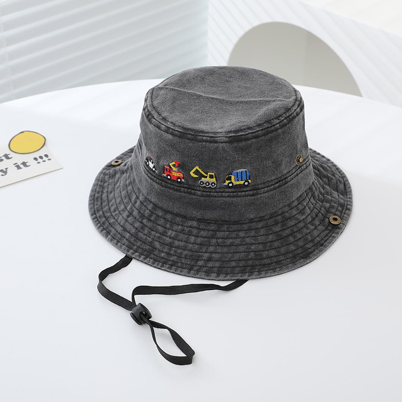 Cartoon Embroidered Washed Cotton Fisherman Cap Kids Wide Brim Summer Sunshade Bucket Hat Children Boys Girls Casual Sun Hats чёрный
Cartoon Embroidered Washed Cotton Fisherman Cap Kids Wide Brim Summer Sunshade Bucket Hat Children Boys Girls Casual Sun Hats чёрный