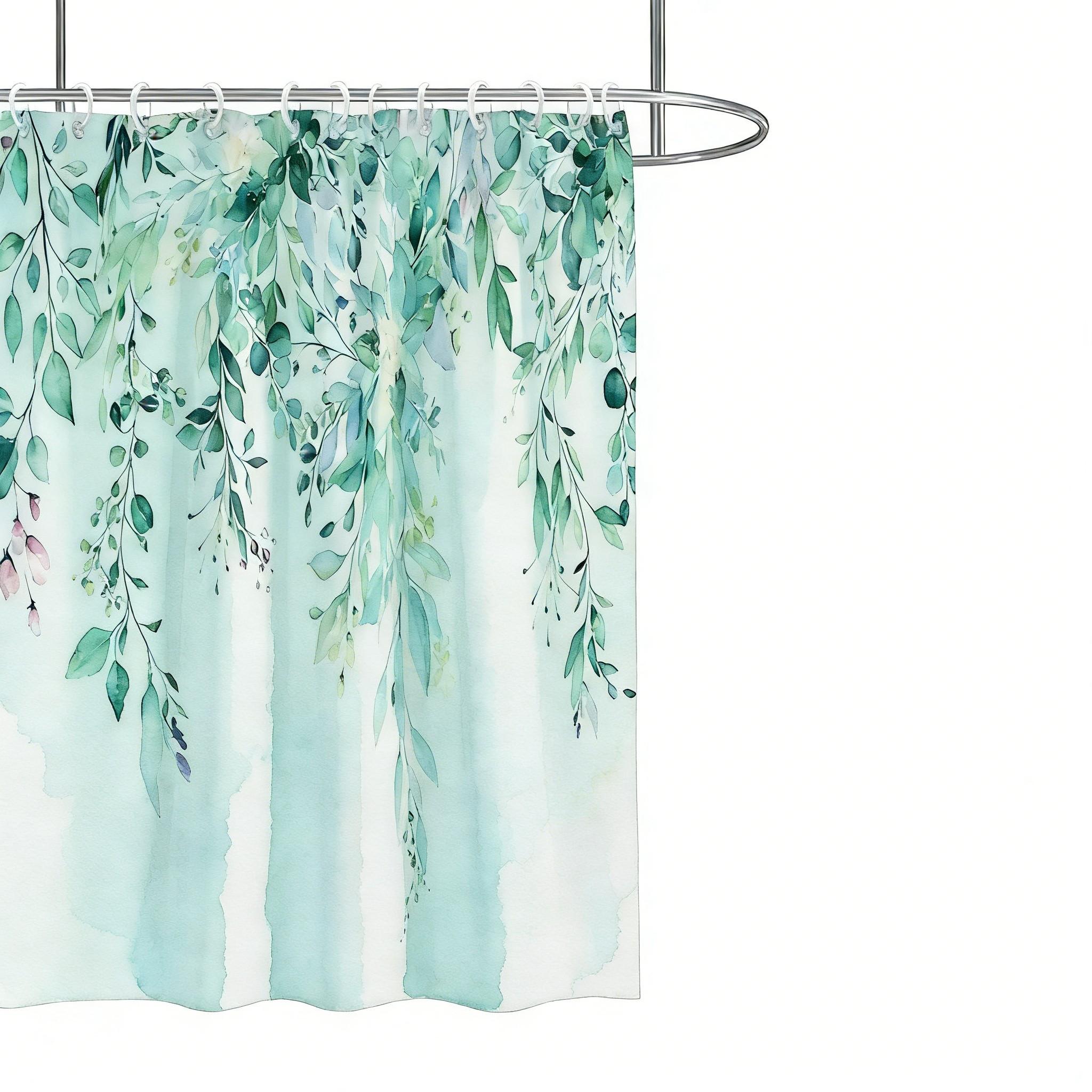 White Gardenia Watercolor Floral Waterproof Shower Curtain For Bathroom Decor W60H190(CM)-1 Pcs
White Gardenia Watercolor Floral Waterproof Shower Curtain For Bathroom Decor W60H190(CM)-1 Pcs