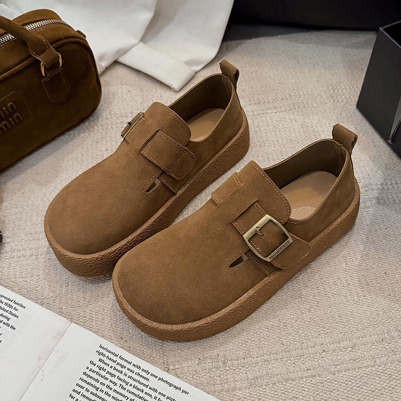 First layer Birkenstock loafers women s spring new college buckle one pedal light and comfortable casual shoes 35
First layer Birkenstock loafers women s spring new college buckle one pedal light and comfortable casual shoes 35