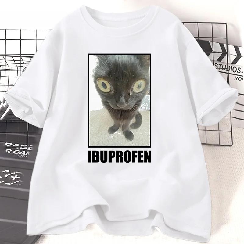 Fun Cat Ibuprofen Pattern TShirt Unisexs Womens TShirt Creative Short Sleeve Fashion Casual Loose Street Style Top Streetwear 3XL
Fun Cat Ibuprofen Pattern TShirt Unisexs Womens TShirt Creative Short Sleeve Fashion Casual Loose Street Style Top Streetwear 3XL