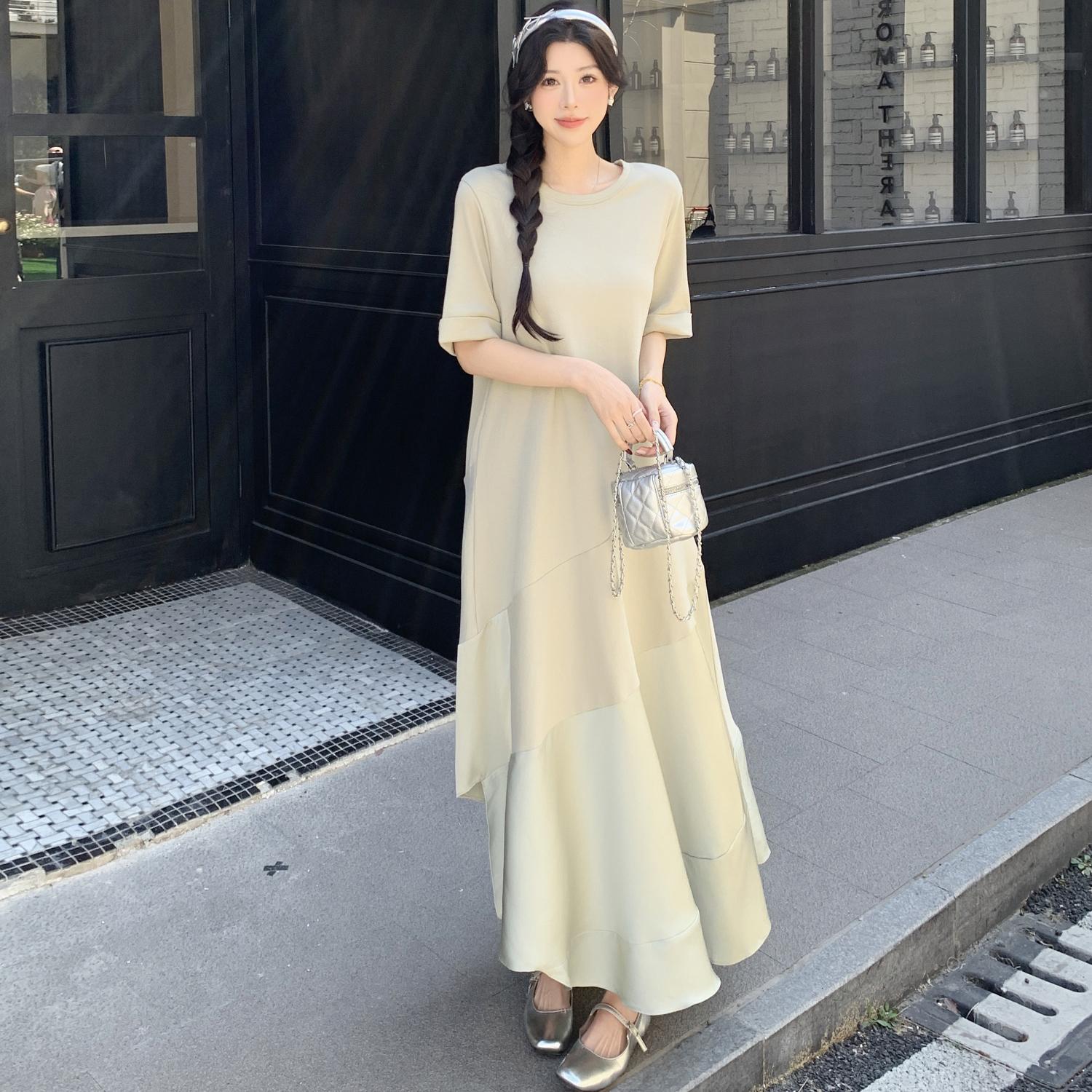 DIMANAF 2025 Летнее платье больших размеров для женщин, повседневное винтажное платье с круглым вырезом, базовое длинное элегантное свободное платье L зелёный
DIMANAF 2025 Летнее платье больших размеров для женщин, повседневное винтажное платье с круглым вырезом, базовое длинное элегантное свободное платье L зелёный