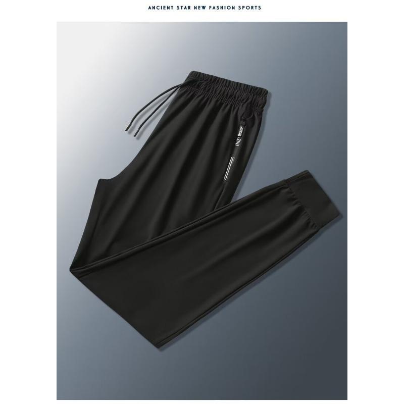 Men Ice Silk Quick Dry Jogger Pants Elastic Waist Drawstring Casual Outdoor Sports Daily Trousers M чорний
Men Ice Silk Quick Dry Jogger Pants Elastic Waist Drawstring Casual Outdoor Sports Daily Trousers M чорний