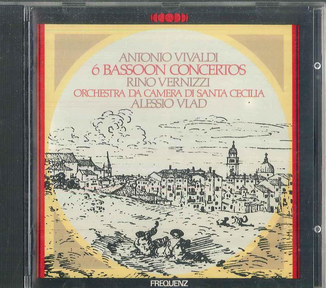 CD RINO VERNIZZI ORCHESTRA DA CAMERA 6 Bassoon Concertos CBD1 FREQUENZ Europe Classical Used
CD RINO VERNIZZI ORCHESTRA DA CAMERA 6 Bassoon Concertos CBD1 FREQUENZ Europe Classical Used