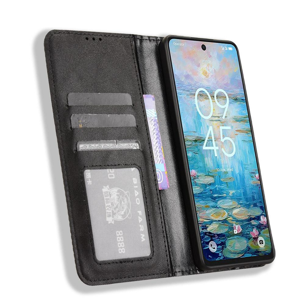 Шкіряний чохол-гаманець із підставкою та ретро-текстурою для TCL 50 Pro Nxtpaper 5G/50 Nxtpaper 5G/TCL P10/60 XE Black
Шкіряний чохол-гаманець із підставкою та ретро-текстурою для TCL 50 Pro Nxtpaper 5G/50 Nxtpaper 5G/TCL P10/60 XE Black