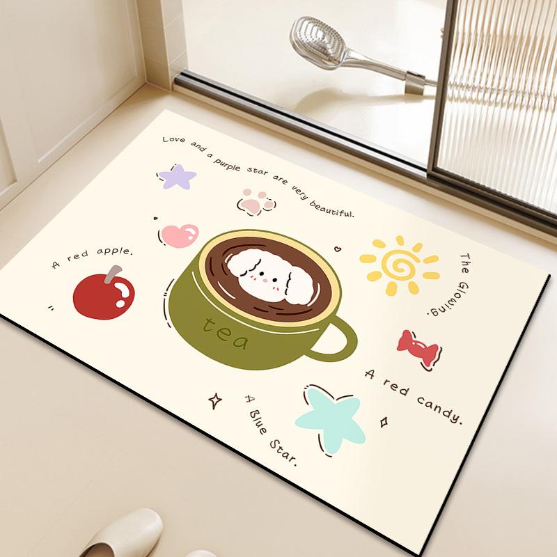 Cartoon Diatom Mud Absorbent Mat Toilet Soft Mat Bathroom Non-slip Door Mat Dirty Toilet Toilet Door Mat 40 * 60Cm diatom mud
Cartoon Diatom Mud Absorbent Mat Toilet Soft Mat Bathroom Non-slip Door Mat Dirty Toilet Toilet Door Mat 40 * 60Cm diatom mud