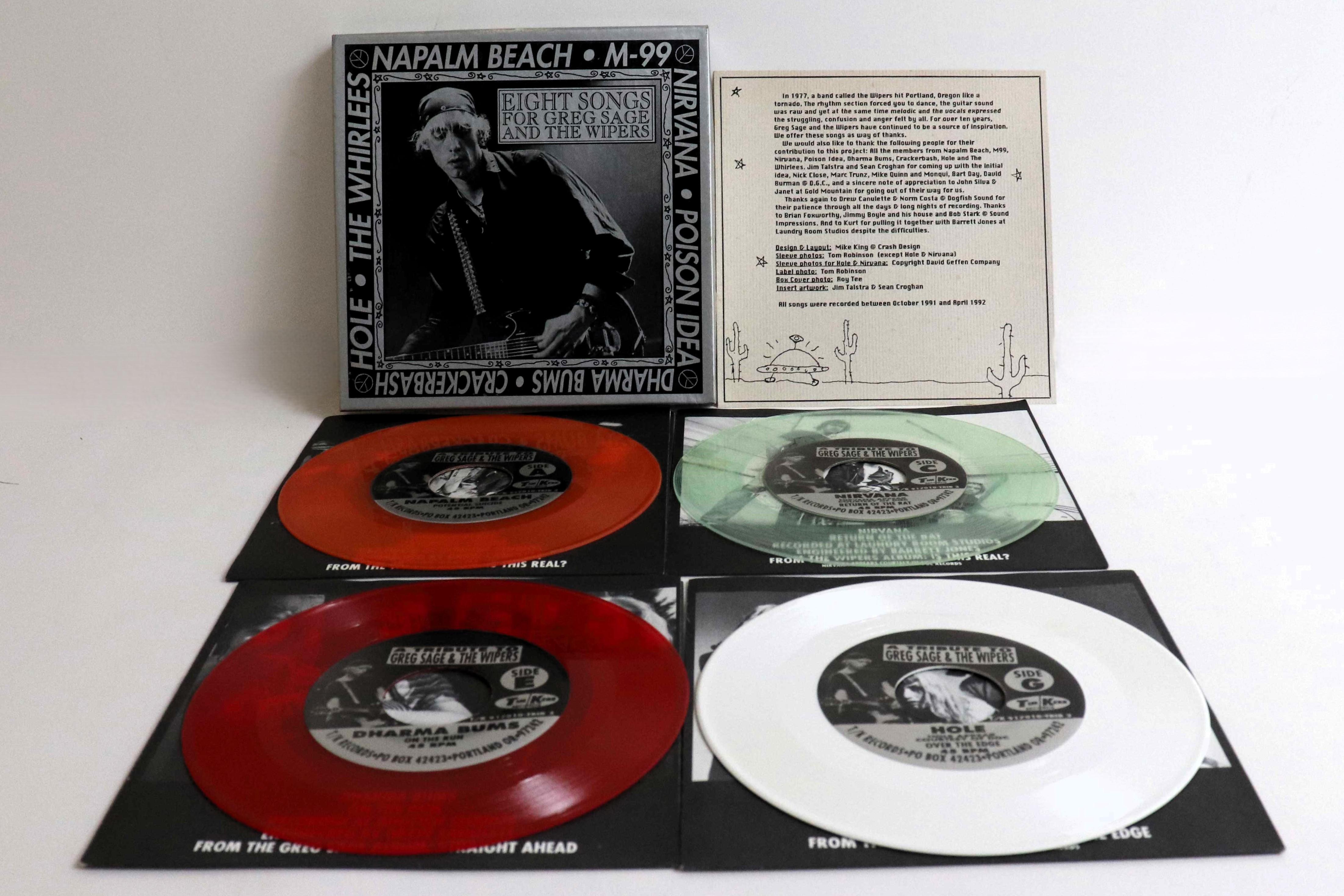 7inch Record VARIOUS - Eight Songs For Greg Sage And The W TK917010TRIB2 TIM KERR 1992 US Rock Used
7inch Record VARIOUS - Eight Songs For Greg Sage And The W TK917010TRIB2 TIM KERR 1992 US Rock Used