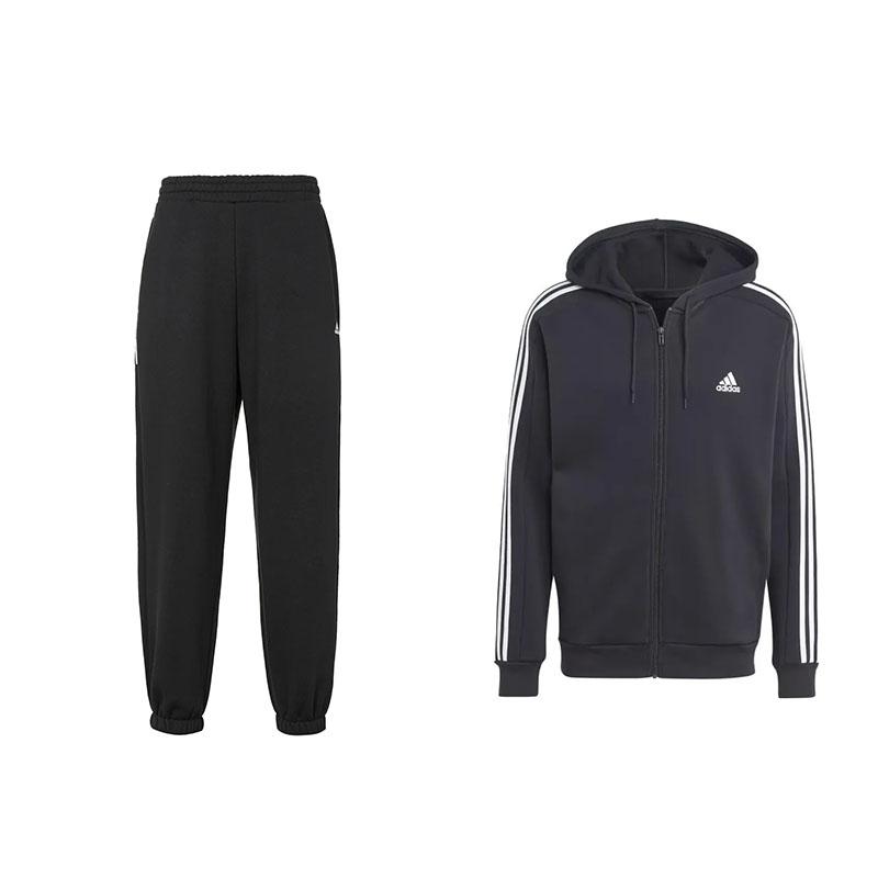 Adidas Striped Long Sleeve Hooded Cardigan Sweatshirt Logo Thick Cuffed Pants Casual Sports Set Men Sets Black IV7603+IB4029 S
Adidas Striped Long Sleeve Hooded Cardigan Sweatshirt Logo Thick Cuffed Pants Casual Sports Set Men Sets Black IV7603+IB4029 S