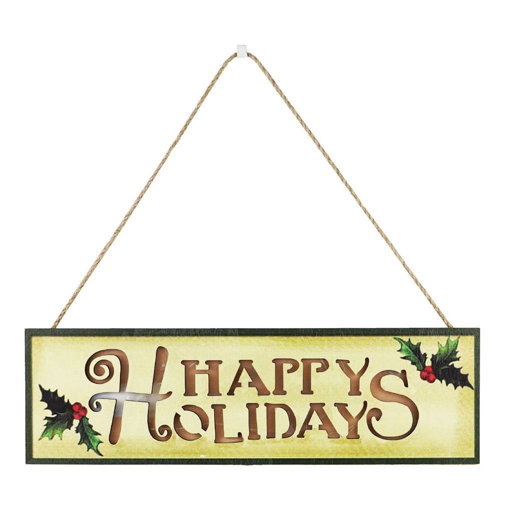 Wood Sign Christmas LED Light Pattern Plaque Decorative Greeting Hanger Party Props Home Pendent for Door Garden Art
Wood Sign Christmas LED Light Pattern Plaque Decorative Greeting Hanger Party Props Home Pendent for Door Garden Art