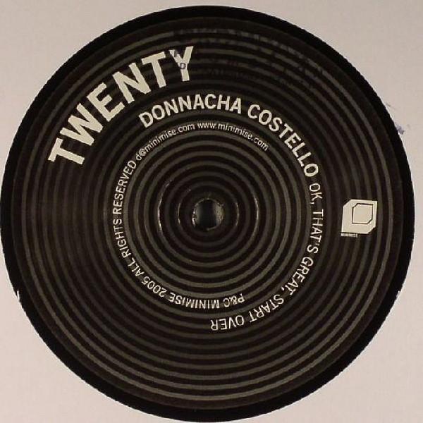 12inch Record DONNACHA COSTELLO - OK, That s Great, Start Over / Rust MIN020 Minimise 2005 Europe Dance & Electronica Used
12inch Record DONNACHA COSTELLO - OK, That s Great, Start Over / Rust MIN020 Minimise 2005 Europe Dance & Electronica Used