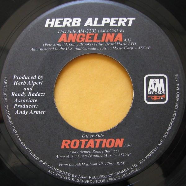 7-дюймовая пластинка HERB ALPERT Rotation AM2202 AM Records 1979 Канада Рок Б/у
7-дюймовая пластинка HERB ALPERT Rotation AM2202 AM Records 1979 Канада Рок Б/у