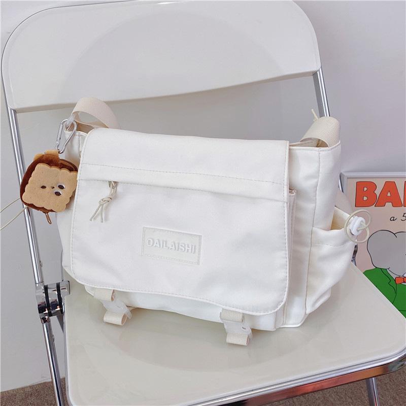 Ветрозащитная мессенджер-сумка большой вместимости, простая и универсальная мессенджер-сумка в стиле рабочей одежды Харадзюку, студенческая наплечная сумка one size fits all
Ветрозащитная мессенджер-сумка большой вместимости, простая и универсальная мессенджер-сумка в стиле рабочей одежды Харадзюку, студенческая наплечная сумка one size fits all