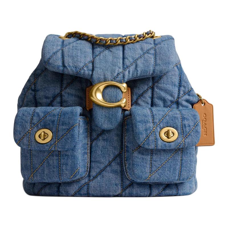 COACH Tabby 22 Drawstring Buckle Closure Fabric Backpack Small Women s Indigo синій
COACH Tabby 22 Drawstring Buckle Closure Fabric Backpack Small Women s Indigo синій