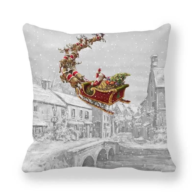 Merry Christmas Decorations Printed Cushion Cover Home Living Room Sofa Decoration Square Pillowcase 30x30cm бордовий
Merry Christmas Decorations Printed Cushion Cover Home Living Room Sofa Decoration Square Pillowcase 30x30cm бордовий