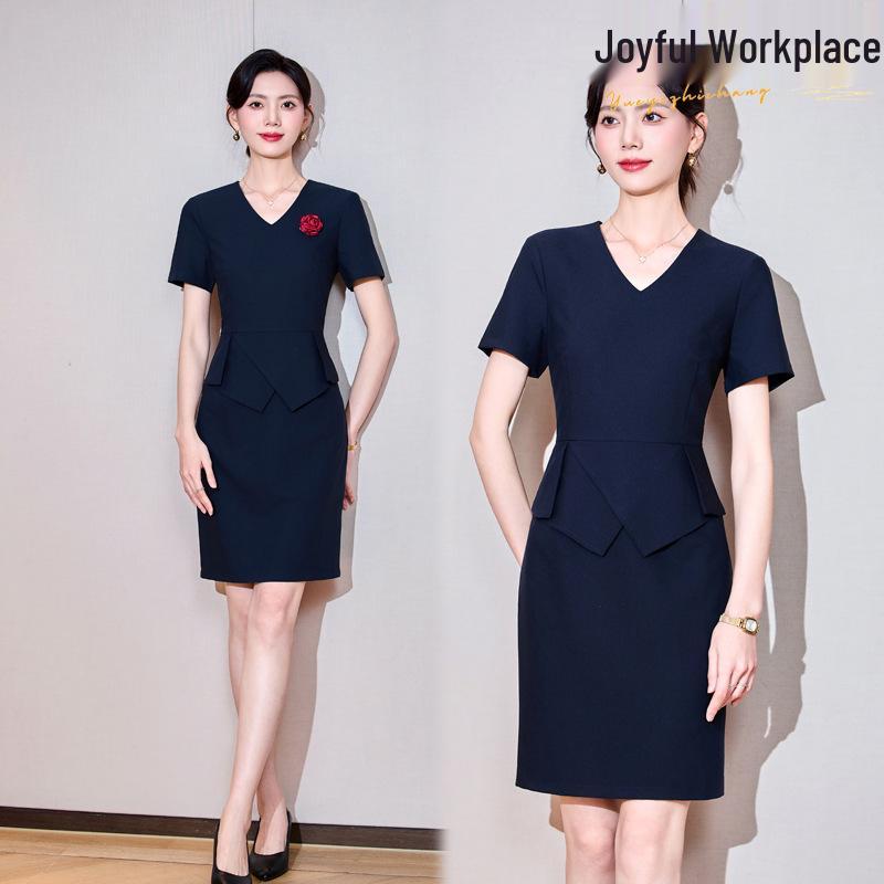Women s Short-Sleeve Summer Waist-Cinching Workwear Dress for Jewelry Store or Salon XXXL
Women s Short-Sleeve Summer Waist-Cinching Workwear Dress for Jewelry Store or Salon XXXL