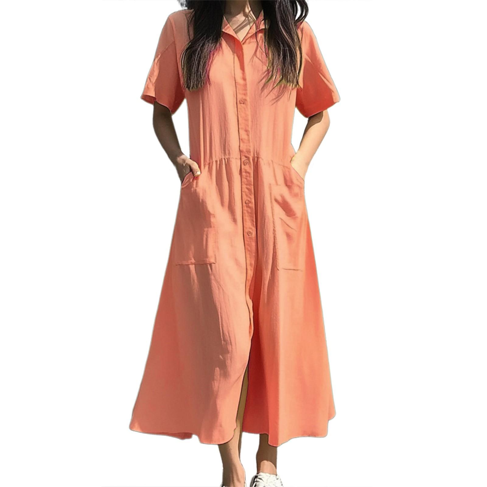 Женская мода повседневная с коротким рукавом карман длинный кардиган многоцветная женская рубашка платье XXXL шафрановый
Женская мода повседневная с коротким рукавом карман длинный кардиган многоцветная женская рубашка платье XXXL шафрановый