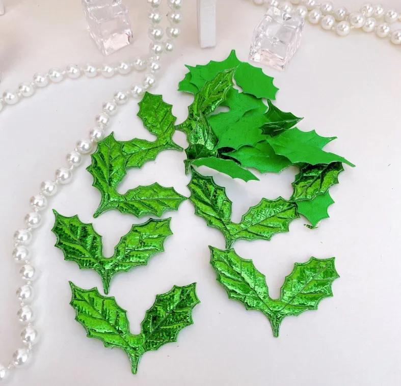 100pcs Table Decoration Holly Berries and Leaves Appliques for Christmas Decoration ,Stick-on DIY Laser Green Color 5cm
100pcs Table Decoration Holly Berries and Leaves Appliques for Christmas Decoration ,Stick-on DIY Laser Green Color 5cm