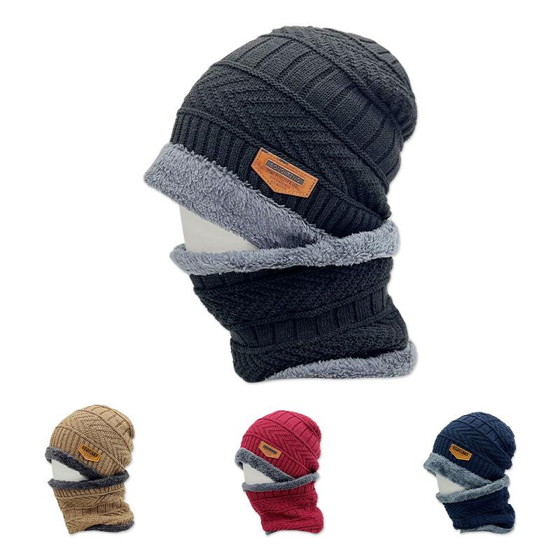 Winter warm hat scarf two-piece set, trendy casual wool hat fleece cycling ear protector knitted hat average size (56cm~ 58cm)
Winter warm hat scarf two-piece set, trendy casual wool hat fleece cycling ear protector knitted hat average size (56cm~ 58cm)