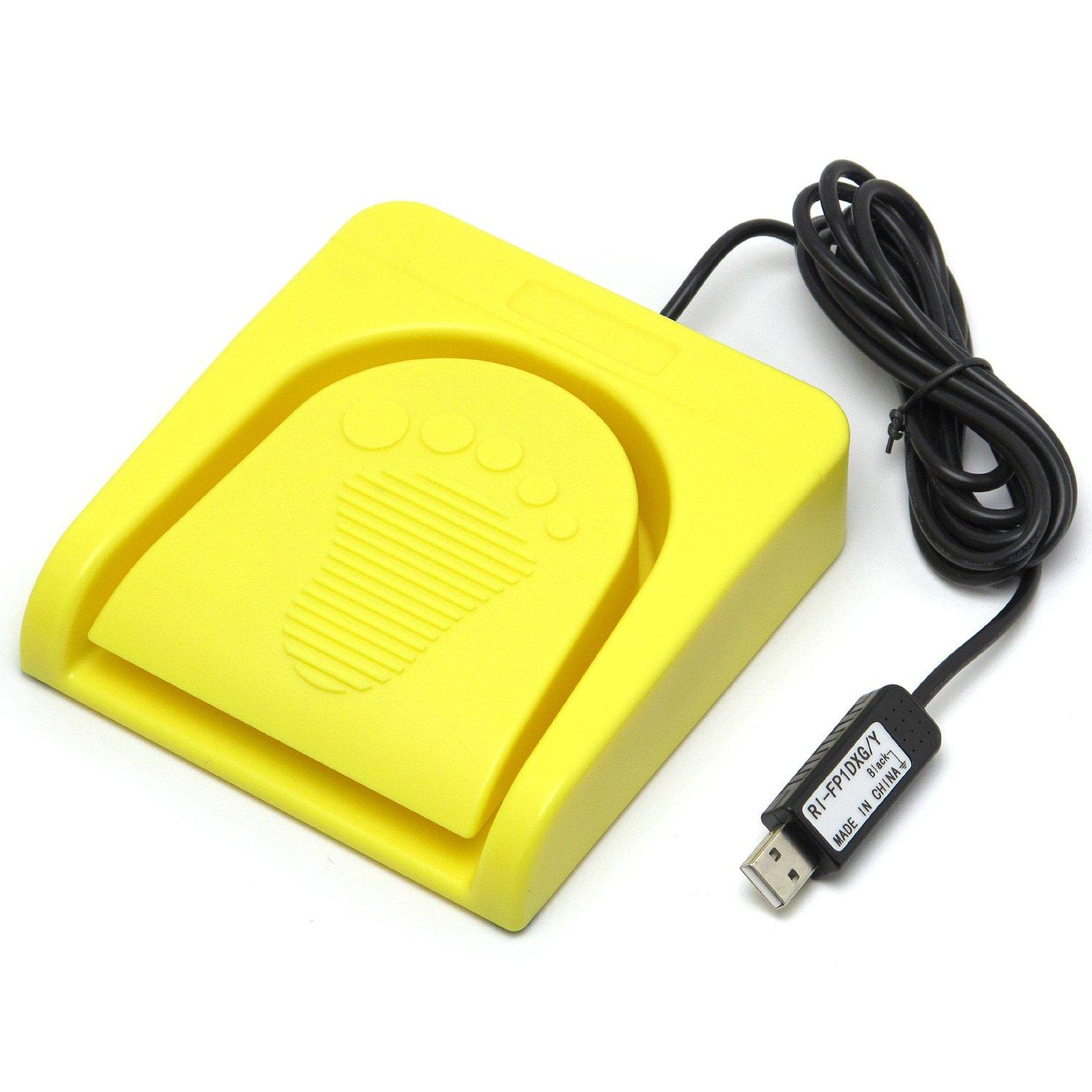 Root R Mechanical USB Foot Pedal Switch Input Compatible High-performance Gamepad/Multimedia RI-FP1DXY жовтий
Root R Mechanical USB Foot Pedal Switch Input Compatible High-performance Gamepad/Multimedia RI-FP1DXY жовтий