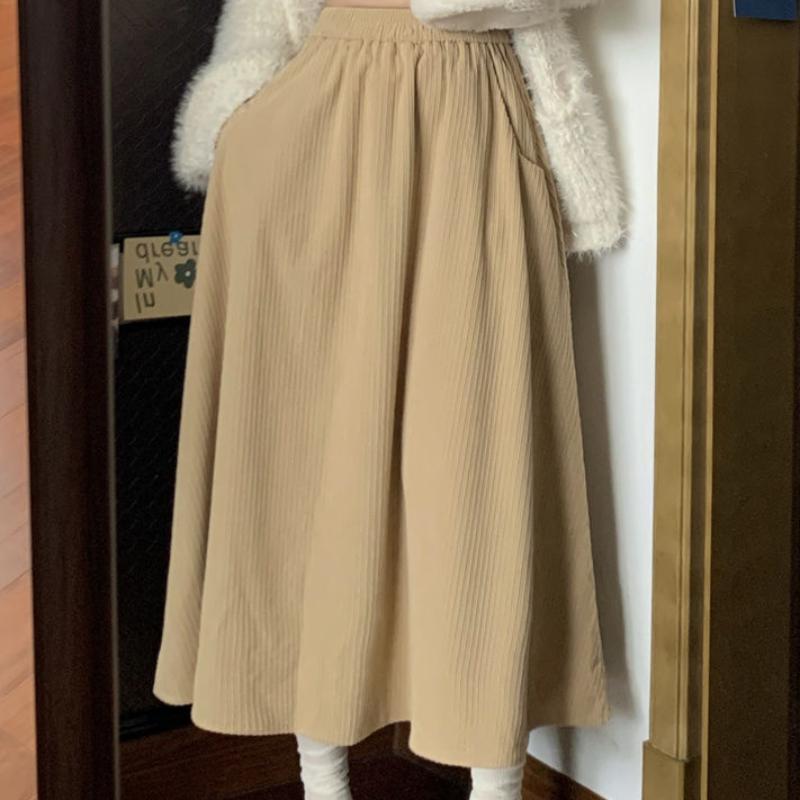 Женская осенне-зимняя модная миди-юбка А-силуэта с высокой талией, универсальная юбка-зонт с карманами 2XL хаки
Женская осенне-зимняя модная миди-юбка А-силуэта с высокой талией, универсальная юбка-зонт с карманами 2XL хаки