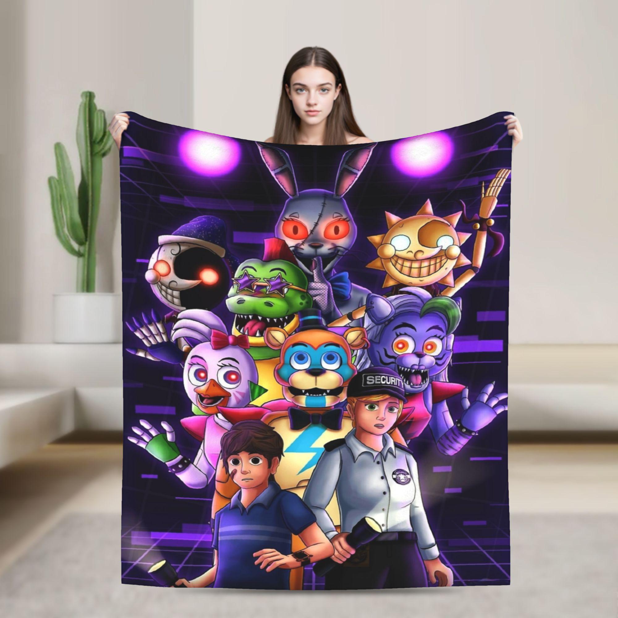 Супермягкий плед FNAF At Freddys Премиальный фланелевый флис Легкий Одеяло для кровати Суперуютные одеяла Всесезонное использование 75cmx90cm
Супермягкий плед FNAF At Freddys Премиальный фланелевый флис Легкий Одеяло для кровати Суперуютные одеяла Всесезонное использование 75cmx90cm
