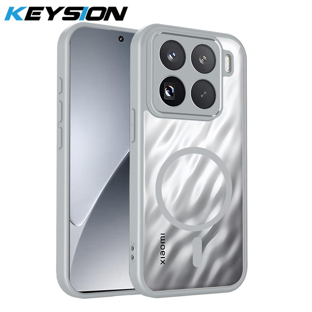 KEYSION Transparent Magnetic Phone Case for Xiaomi 15T Pro 5G Soft Silicone+PC HD Clear Shockproof Back Cover for Xiaomi 15T 5G for Xiaomi 15T Pro сірий
KEYSION Transparent Magnetic Phone Case for Xiaomi 15T Pro 5G Soft Silicone+PC HD Clear Shockproof Back Cover for Xiaomi 15T 5G for Xiaomi 15T Pro сірий