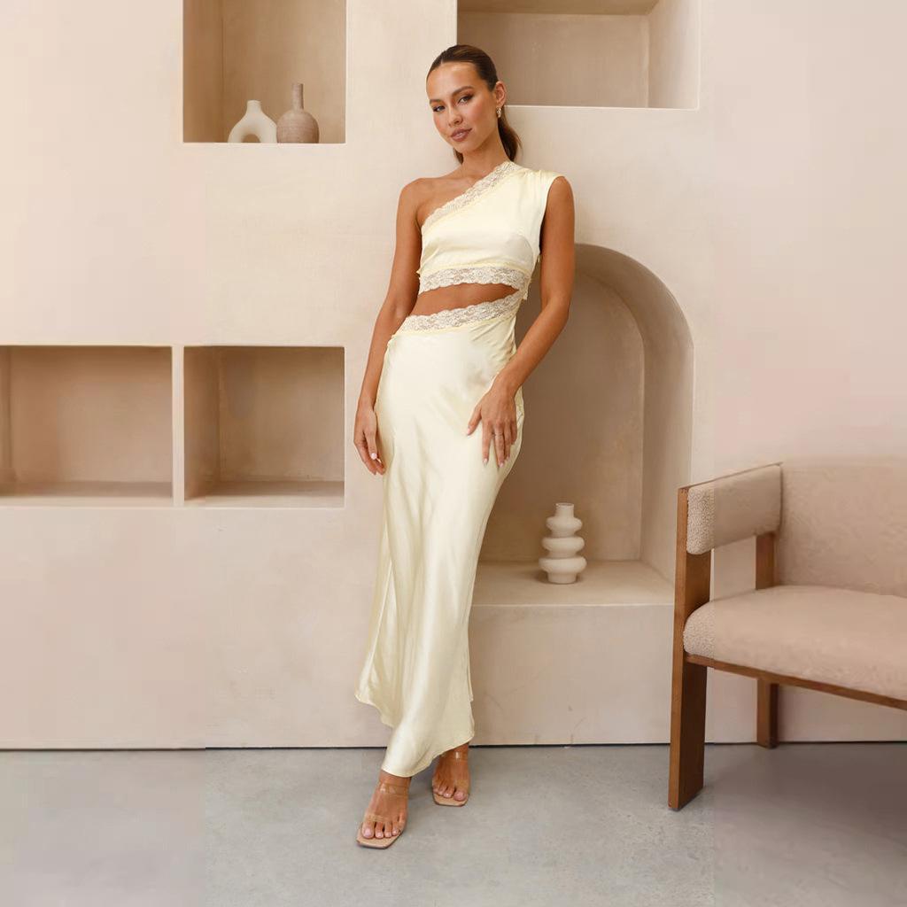 New sexy skirt vacation style long dress solid color printed tube top with dress summer women s sexy women s clothing XL світло-жовтого кольору
New sexy skirt vacation style long dress solid color printed tube top with dress summer women s sexy women s clothing XL світло-жовтого кольору