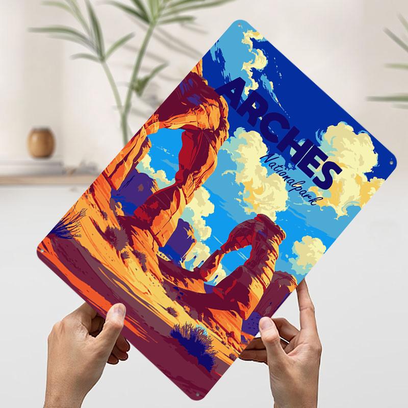 Arches National Park Travel Tin Plaque Poster Customized Wall Art Retro Vintage Metal Signs for Man Cave Apartment Decoration 7.9x11.8In(20x30cm)
Arches National Park Travel Tin Plaque Poster Customized Wall Art Retro Vintage Metal Signs for Man Cave Apartment Decoration 7.9x11.8In(20x30cm)