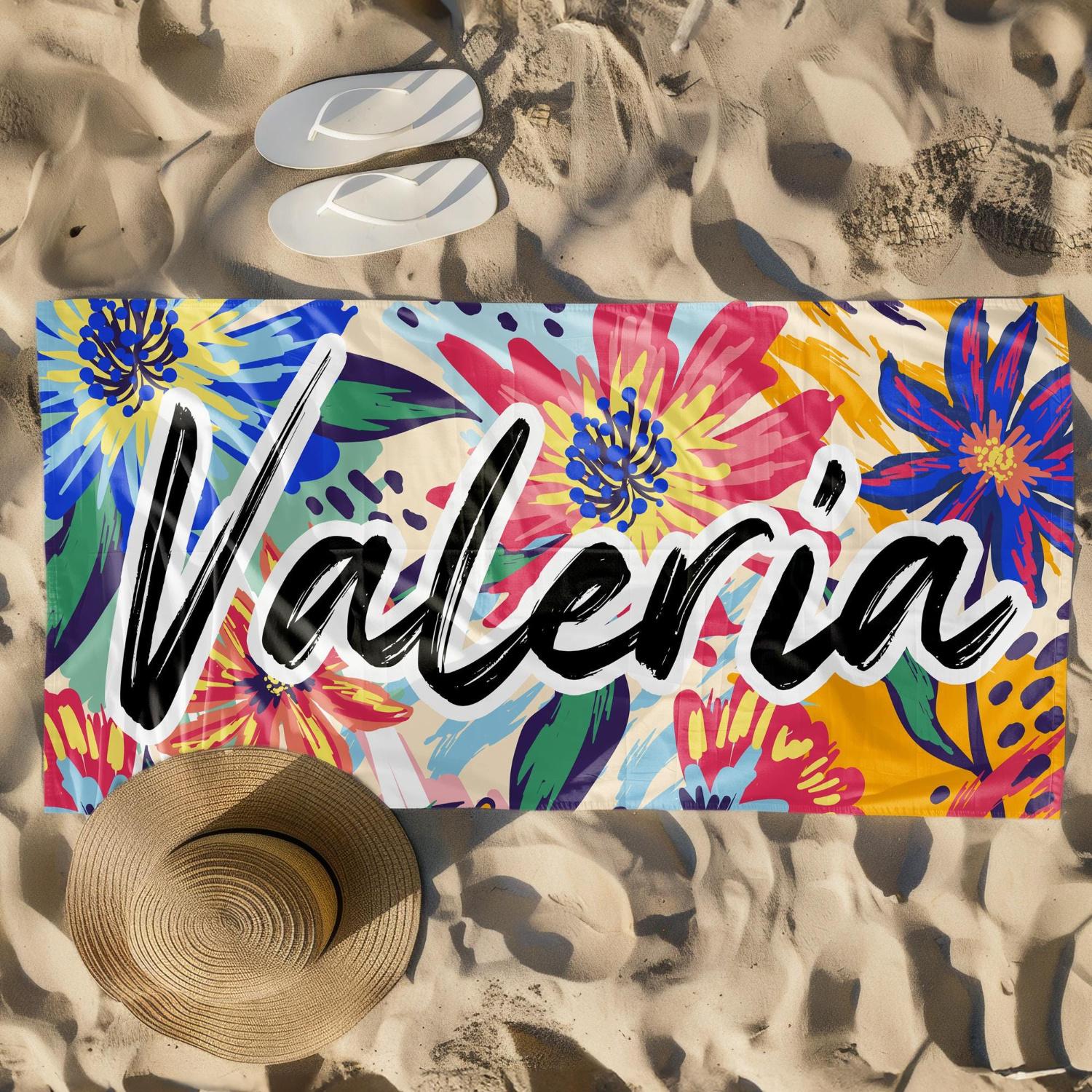 Vibrant Bold Floral Print Beach Towel, Colorful Abstract Flower Summer Beach Towel for Beach & Pool Days W40*H60(CM)
Vibrant Bold Floral Print Beach Towel, Colorful Abstract Flower Summer Beach Towel for Beach & Pool Days W40*H60(CM)