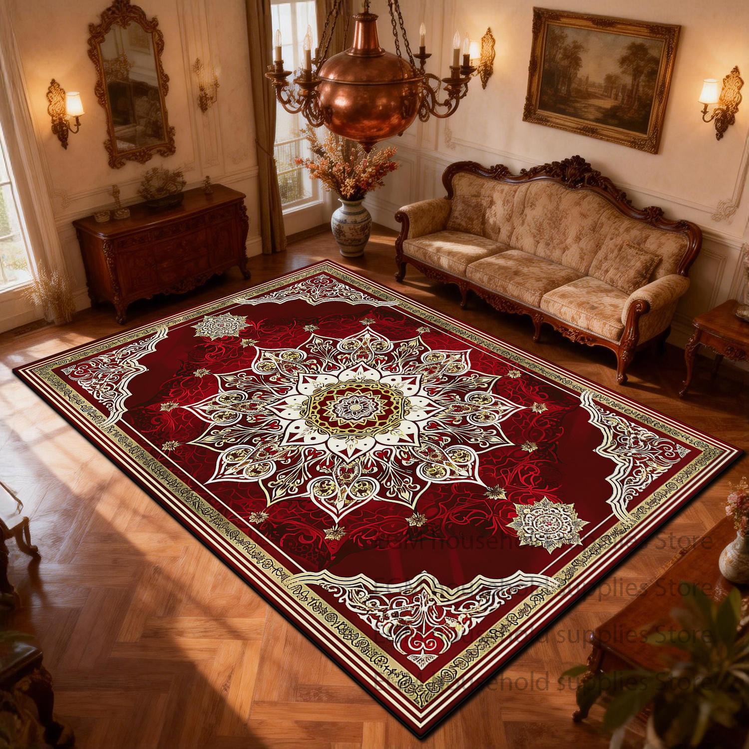 Luxury Classical Red Carpets Living Room Decoration Home Non-slip Bedroom Lounge Large Size Rug Washable Sofa Table Mat Lounge 60x90cm
Luxury Classical Red Carpets Living Room Decoration Home Non-slip Bedroom Lounge Large Size Rug Washable Sofa Table Mat Lounge 60x90cm