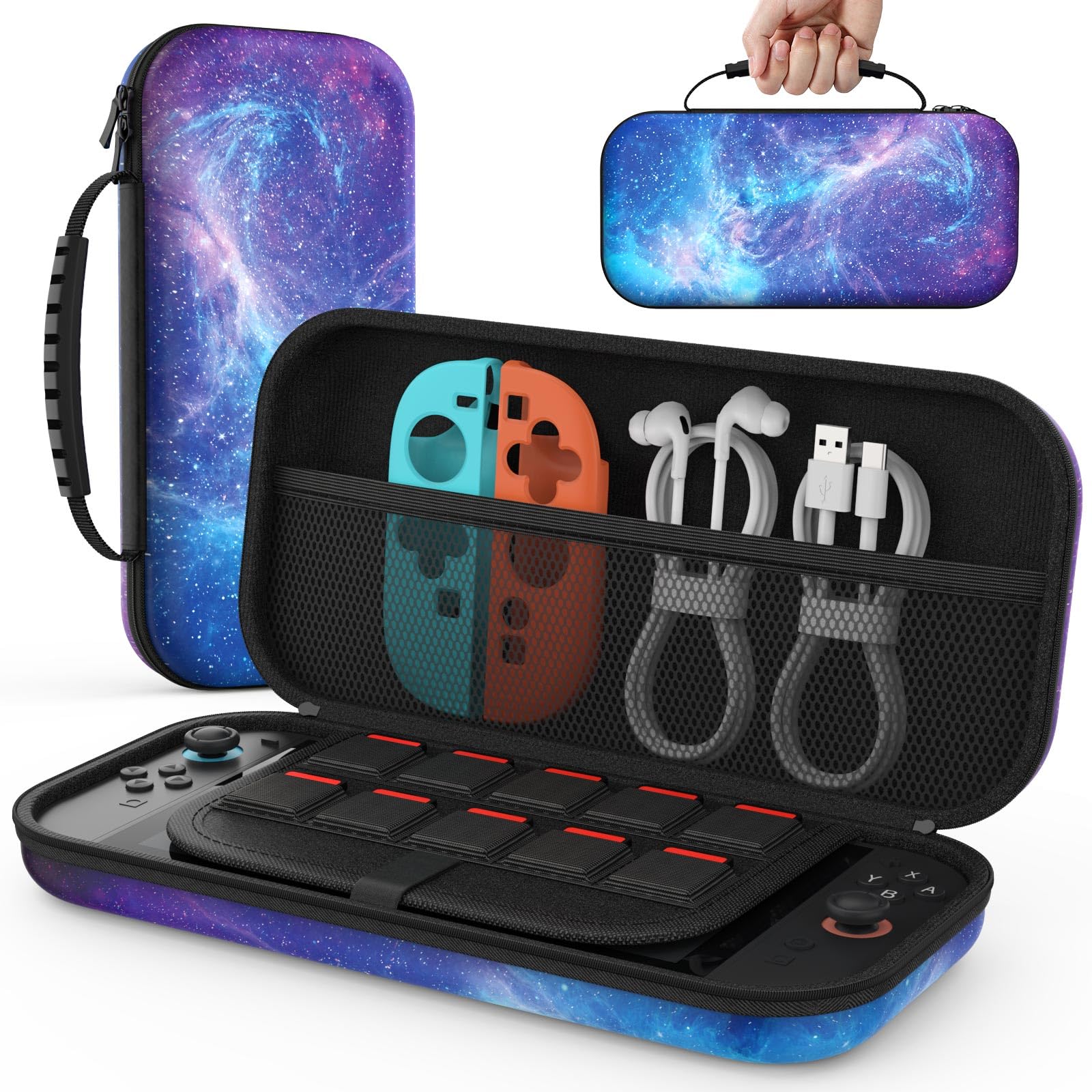 MoKo Switch2 Switch2 2-го поколения Защитное Хранилище Хранилище EVA Полный Большой Может Хранить Мелкие Предметы, такие как Игра Легко Звездный Чехол, Чехол, Крышка,
MoKo Switch2 Switch2 2-го поколения Защитное Хранилище Хранилище EVA Полный Большой Может Хранить Мелкие Предметы, такие как Игра Легко Звездный Чехол, Чехол, Крышка,