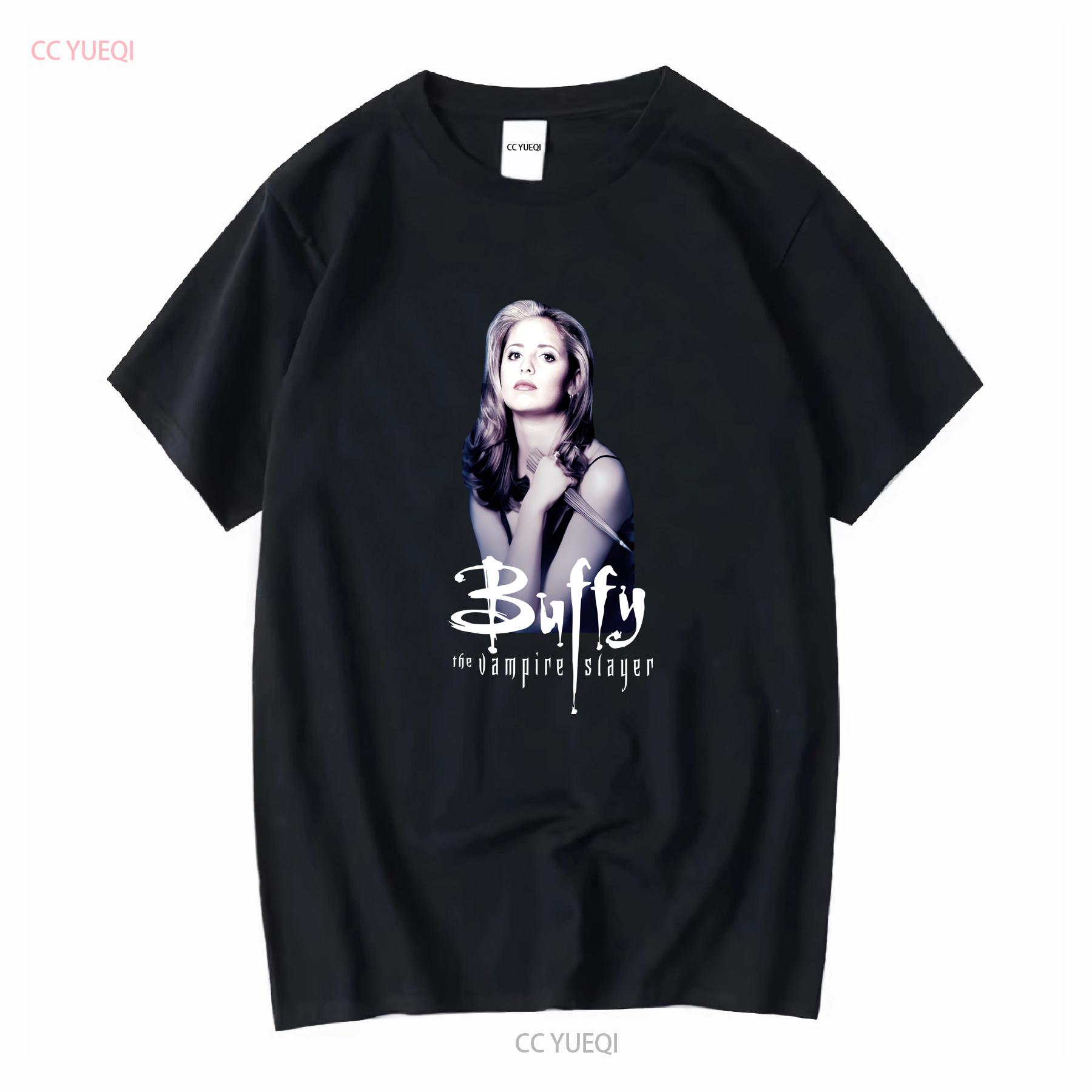 90s Black Buffy The Vampire Slayer T Shirt basic graphic tee NH5361 vintage Washed Breathable Slightly Stretched 4XL
90s Black Buffy The Vampire Slayer T Shirt basic graphic tee NH5361 vintage Washed Breathable Slightly Stretched 4XL