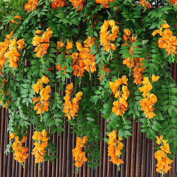 Orchid Green Faux Flower Vine Hanging Decoration for Indoor/Outdoor Metal Art Coconut Palm Hanging Basket with Hooks
Orchid Green Faux Flower Vine Hanging Decoration for Indoor/Outdoor Metal Art Coconut Palm Hanging Basket with Hooks