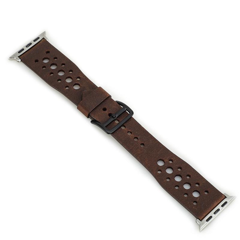 Retro Crazy Horse Genuine Leather Band for Apple Watch Small Red Brown (S)
Retro Crazy Horse Genuine Leather Band for Apple Watch Small Red Brown (S)