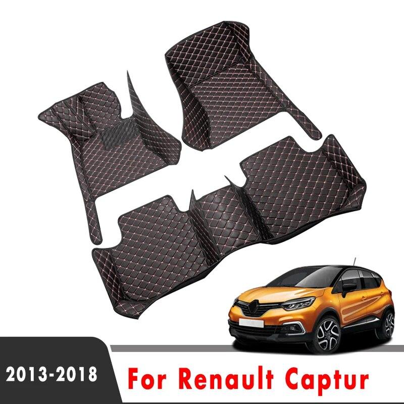 Для ЕС Renault Captur (Платформа Б) 2018 2017 2016 2015 2014 2013 Автомобильные коврики Стайлинг Пользовательские автомобильные аксессуары Ковры защищают
Для ЕС Renault Captur (Платформа Б) 2018 2017 2016 2015 2014 2013 Автомобильные коврики Стайлинг Пользовательские автомобильные аксессуары Ковры защищают
