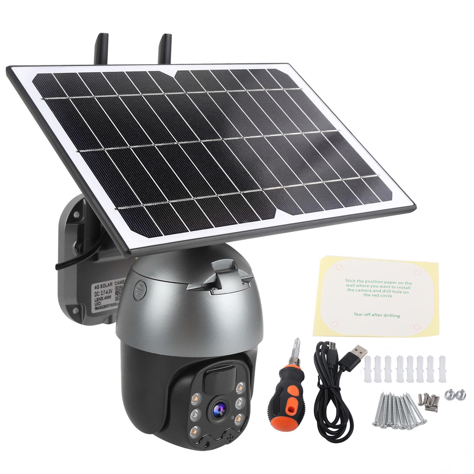 4G 1080P PTZ Camera Solar Powered PIR Motion Detection Full Color Night Vision CCTV IP66
4G 1080P PTZ Camera Solar Powered PIR Motion Detection Full Color Night Vision CCTV IP66