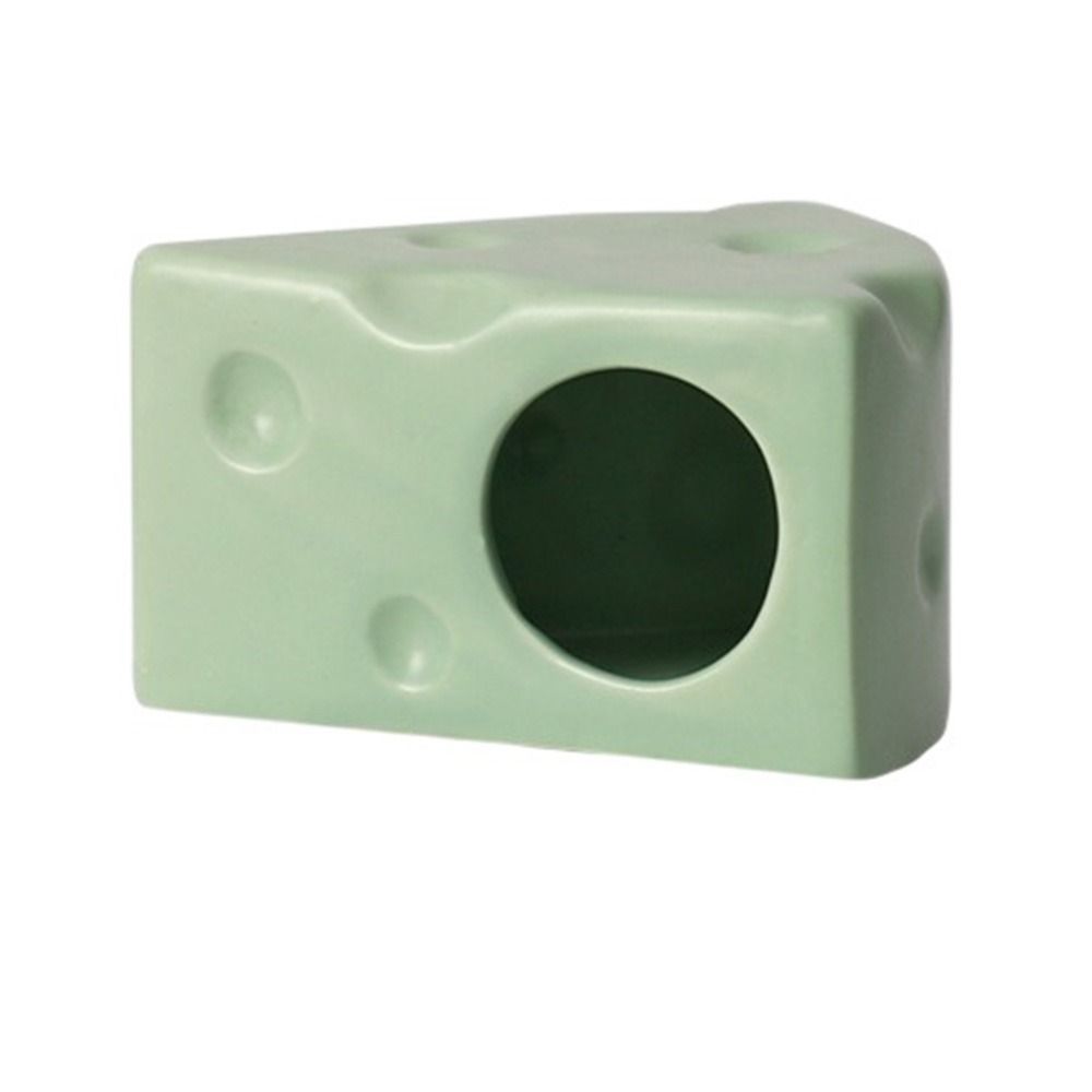 Creative Ceramics Hamster House Cheese Shape Feeding Dish Easy To Clean Hamster Feeder Pet Nesting Green-Small Cheese
Creative Ceramics Hamster House Cheese Shape Feeding Dish Easy To Clean Hamster Feeder Pet Nesting Green-Small Cheese