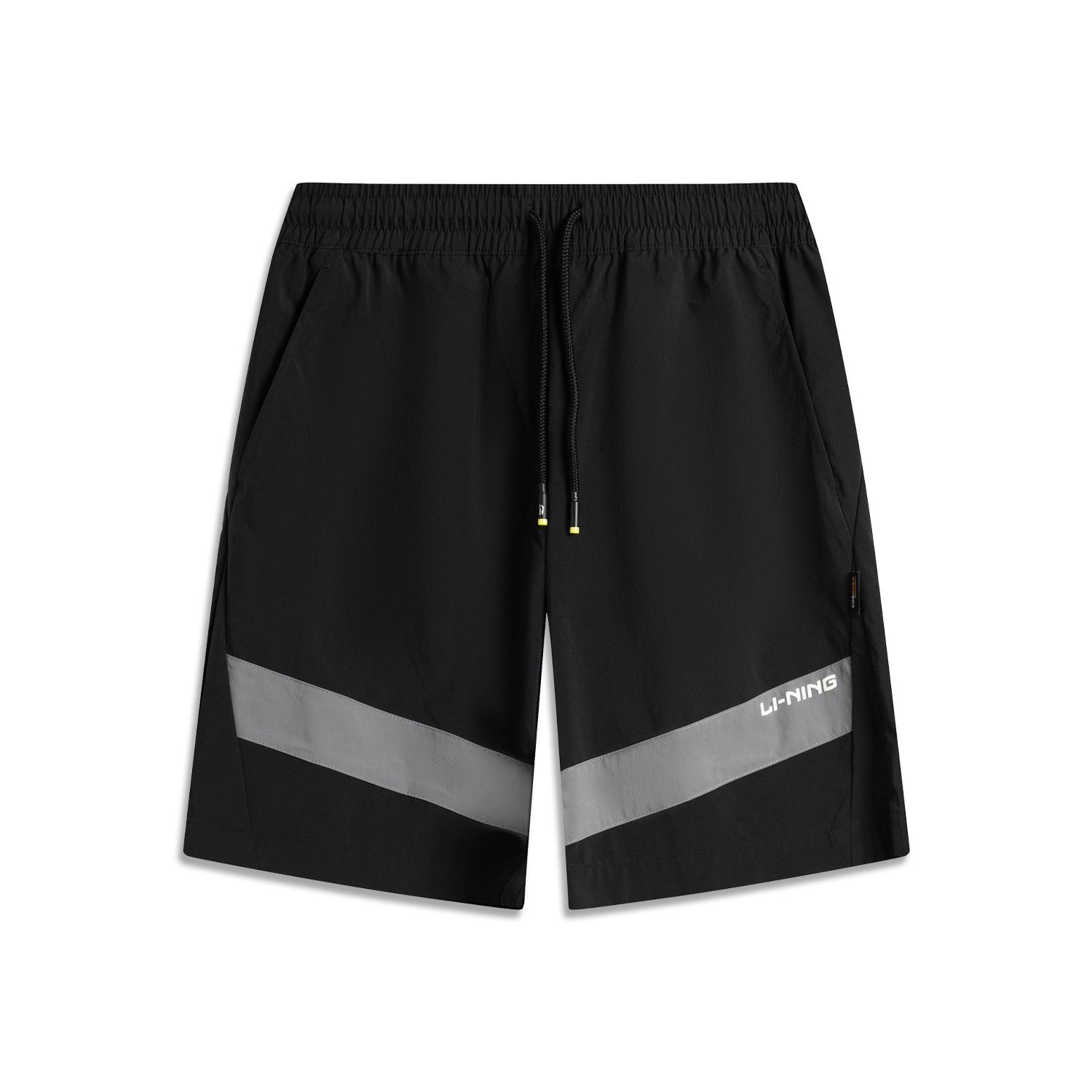 Li Ning Color Block Comfortable Simple Versatile Mid Waist Drawstring Casual Shorts Men shorts Black AKSV459-3 S
Li Ning Color Block Comfortable Simple Versatile Mid Waist Drawstring Casual Shorts Men shorts Black AKSV459-3 S