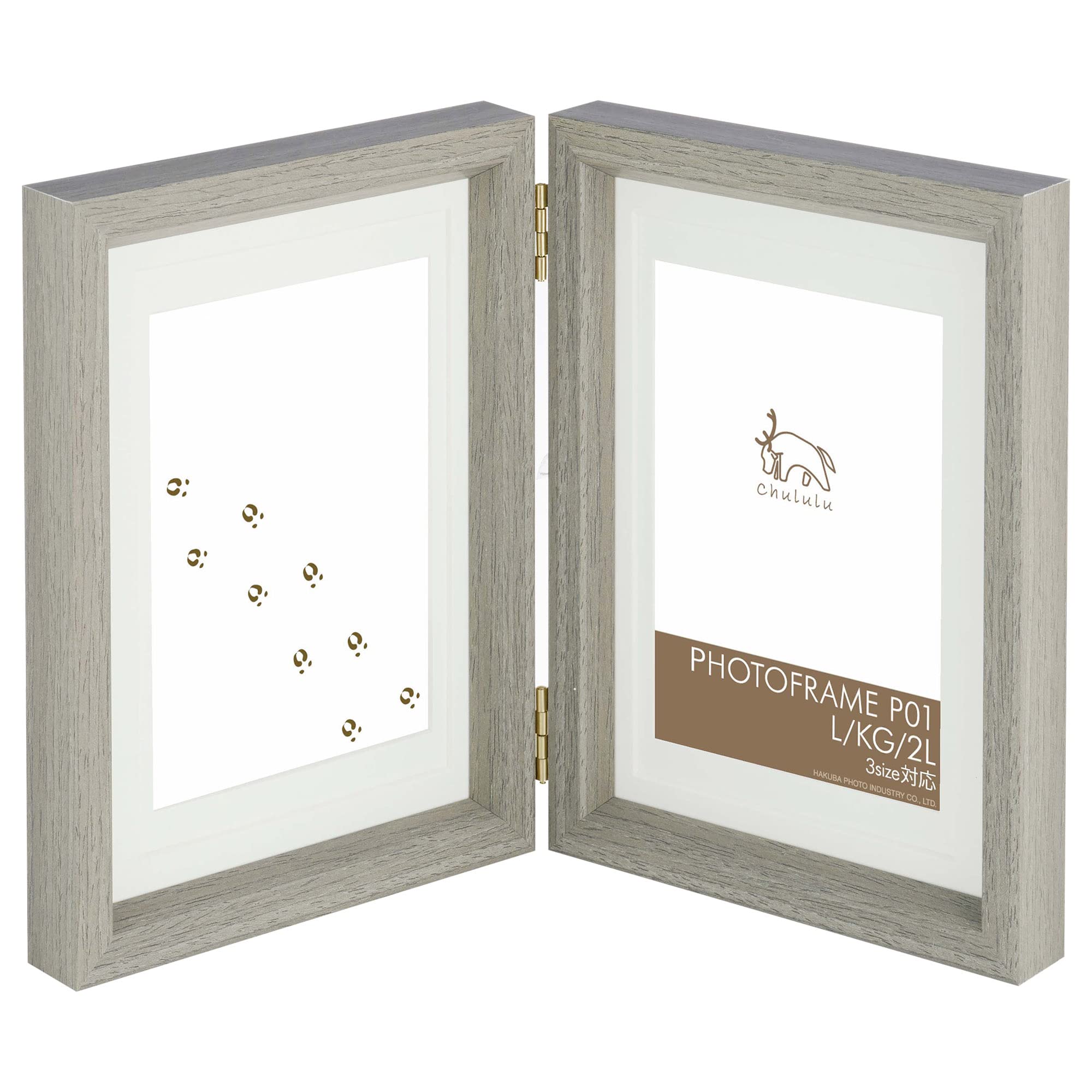 HAKUBA Chululu Photo Frame P01 Vertical Gray AMZFCHLP01GYL2T Sizes Compatible Wood Grain Pattern Unbreakable PS Board Frame 2-Sided L/KG/2L серый
HAKUBA Chululu Photo Frame P01 Vertical Gray AMZFCHLP01GYL2T Sizes Compatible Wood Grain Pattern Unbreakable PS Board Frame 2-Sided L/KG/2L серый