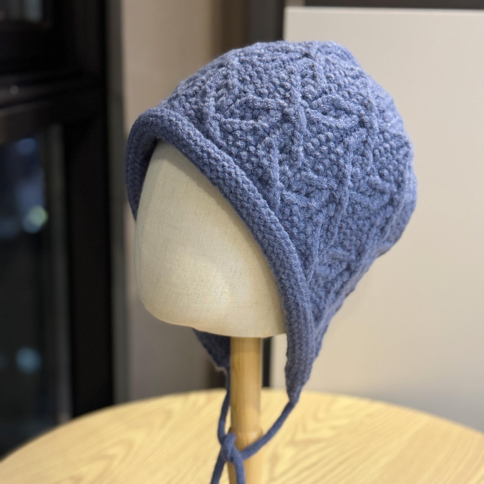 Korean-style loose-fit split-ear woolen hat, twisted knit hat for women, autumn and winter hat, stylish and versatile postpartum hat, trendy Adult54-60Average Size сапфірове скло синього кольору кольору
Korean-style loose-fit split-ear woolen hat, twisted knit hat for women, autumn and winter hat, stylish and versatile postpartum hat, trendy Adult54-60Average Size сапфірове скло синього кольору кольору