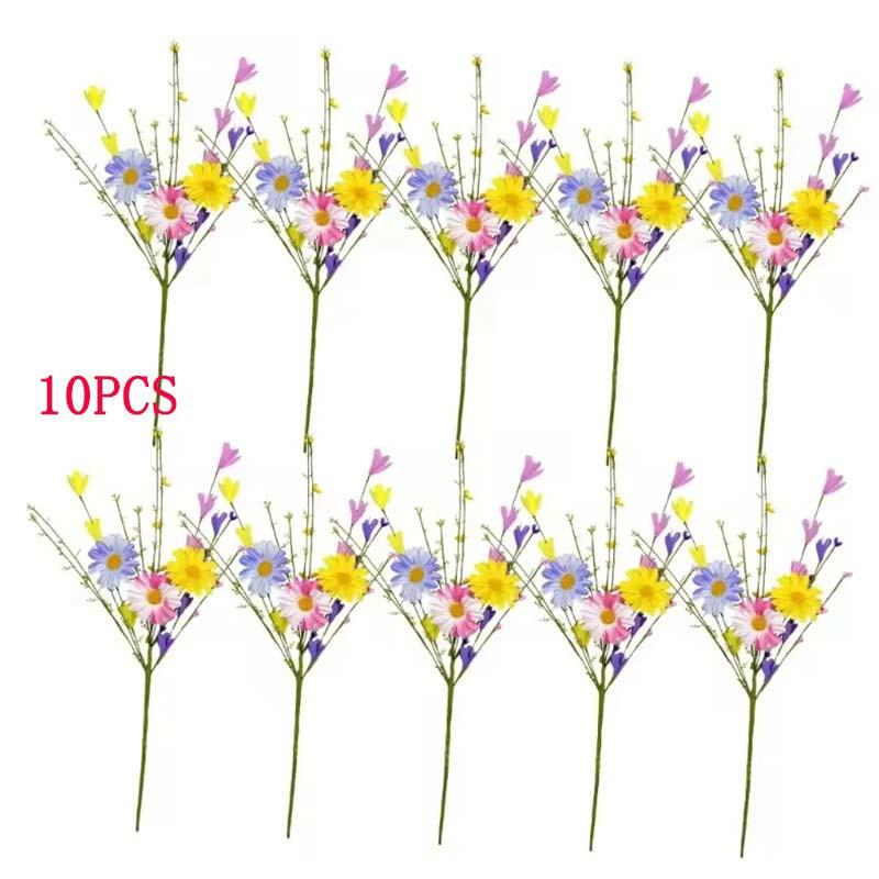 10PCS Daisy Artificial Flowers Bouquet Fake Flower for Home Room Decor Garden Wedding Decoration Outdoor DIY Vase Accessory
10PCS Daisy Artificial Flowers Bouquet Fake Flower for Home Room Decor Garden Wedding Decoration Outdoor DIY Vase Accessory